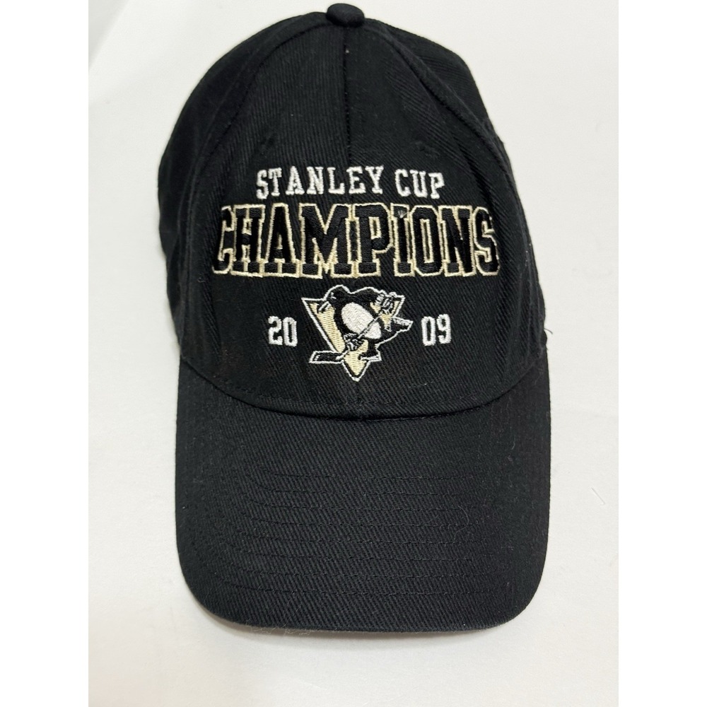 Pittsburgh Penguins Hat Cap Strap‎ Back NHL Hockey Stanley Cup Champions Reebok